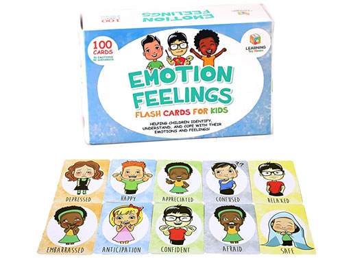 Feelings Flashcards Game Emotion Cards